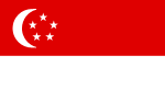 シンガポール共和国の国旗